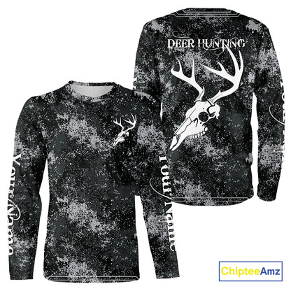 Deer Hunting Deer Skull Antlers Hunter Vintage Grunge Hunting Gift, Gift For Hunter NHT1364