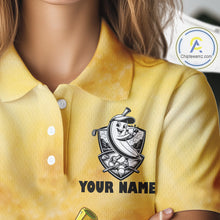 Load image into Gallery viewer, Funny Banana Womens Golf Polo Shirts Custom Name, Golf Shirt For Womens, Golf Gift NHT745