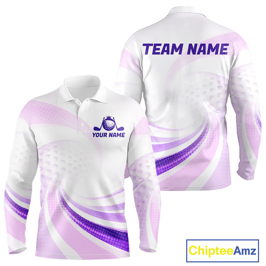 White and purple sports jersey with 'Team Name' and 'Your Name