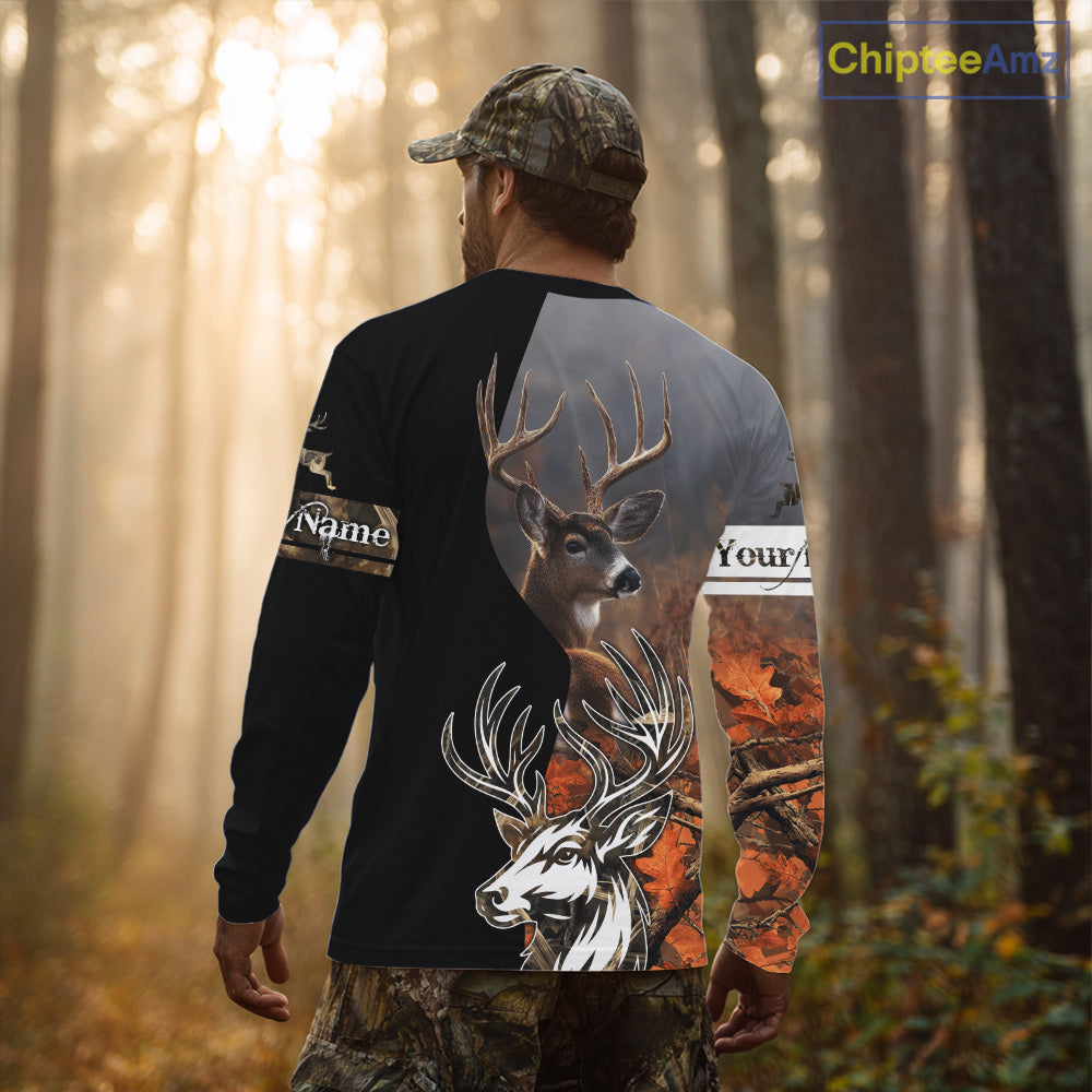 Men’s Hunting Deer Camo 3D All-Over Printed Hoodie Shirt – Hunting Hoodie for Men NHT330