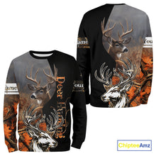 Load image into Gallery viewer, Men’s Hunting Deer Camo 3D All-Over Printed Hoodie Shirt – Hunting Hoodie for Men NHT330