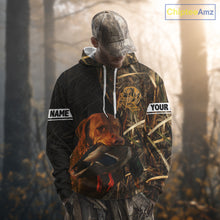 Load image into Gallery viewer, Chesapeake Bay Retriever Duck Hunting Dog Waterfowl Camo Full Printing Shirts, Hunting Gift NHT176