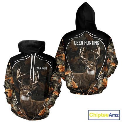 Deer Hunting Custom Name Camouflage Hunting Clothes, Deer Hunting Outfit NHT304