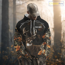 Load image into Gallery viewer, Deer Hunting Custom Name Camouflage Hunting Clothes, Deer Hunting Outfit NHT304
