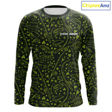 Load image into Gallery viewer, Fishing Shirt Long Sleeve, Patrick Day Fishing Jersey Personalized Name, Team Name NHT426