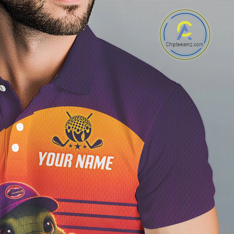 Person wearing a sports jersey with a logo and 'Your Name' text on a gray background