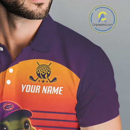 Person wearing a sports jersey with a logo and 'Your Name' text on a gray background
