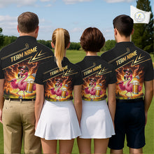 Load image into Gallery viewer, Funny Flamingo Mens Golf Polo Shirts Custom Golf And Beer Golf Apparel For Golfer NHT900