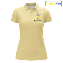Load image into Gallery viewer, Funny Banana Womens Golf Polo Shirt, Custom Golf Polo For Women, Golf Apparel Gift For Golf Lovers NHT905