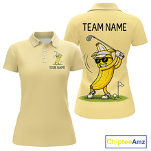 Load image into Gallery viewer, Funny Banana Womens Golf Polo Shirt, Custom Golf Polo For Women, Golf Apparel Gift For Golf Lovers NHT905