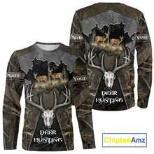 Load image into Gallery viewer, Best Deer Hunting Clothing Camo Deer Hunting Shirt, Custom Name For Hunter NHT359