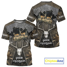 Load image into Gallery viewer, Best Deer Hunting Clothing Camo Deer Hunting Shirt, Custom Name For Hunter NHT359