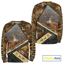 Load image into Gallery viewer, Deer Buck Custom Name 3D All Over Printed Shirts, Best Deer Hunting Season NHT372