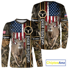 Load image into Gallery viewer, Deer Hunting Shirt US Flag 3D All Over Print, Hunting Clothes for Deer Hunting Season NHT165