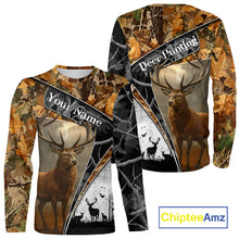 Load image into Gallery viewer, Red Deer Hunting Orange Camo Black - Personalized All Over Print Deer Hunting Clothes NHT171