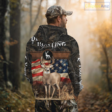 Load image into Gallery viewer, Mule Deer US Flag 3D All Over Print Shirts, Personalized Hunting Gifts For Deer Hunters NHT191