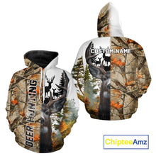 Load image into Gallery viewer, Best Deer Hunting Camouflage Custom Name Shirts for Hunters, Personalized Hunting Shirt NHT14