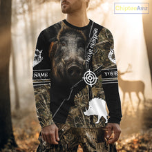 Load image into Gallery viewer, Wild Boar Hunting Shirt Best Design For Hunting Season Beautiful Hunting Clothes For Hunters NHT112