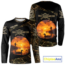 Load image into Gallery viewer, Personalized Duck Hunting 3D All Over Printed Camo with Custom Name Outdoor Gift for Hunters NHT117
