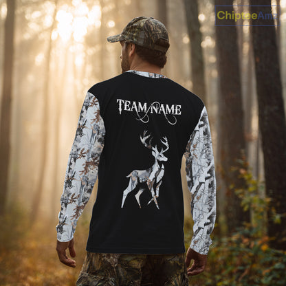 Best Deer Hunting Snow camo custom Name 3D all over printed Shirt, Deer hunting gifts NHT50