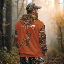 Load image into Gallery viewer, Best Deer Hunting Orange Camouflage Custom Name 3D All-Over Printed Shirt, Deer Hunting Gifts NHT51