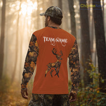 Load image into Gallery viewer, Best Deer Hunting Orange Camouflage Custom Name 3D All-Over Printed Shirt, Deer Hunting Gifts NHT51
