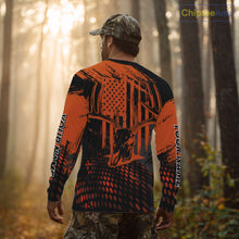 Load image into Gallery viewer, Best Deer Hunting Shirt 3D All Over Print Orange And Black Personalized Name For Hunters NHT63