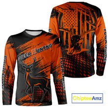 Load image into Gallery viewer, Best Deer Hunting Shirt 3D All Over Print Orange And Black Personalized Name For Hunters NHT63