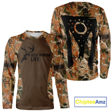 Load image into Gallery viewer, Beautiful Deer Hunting Shirt Camo Ohio Flag Deer Hunter Life Custom Name Hunting Gift NHT96