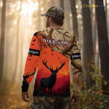 Load image into Gallery viewer, Personalized Deer Hunting 3D All Over Printed Shirts Custom Deer And Mountain Camo Shirt Hunting Gifts NHT15