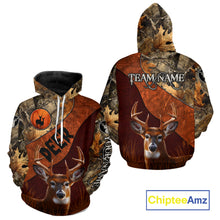 Load image into Gallery viewer, Deer Hunting Camouflage Shirt With Custom Name, Custom Team Name, Hunting Gifts  NHT19