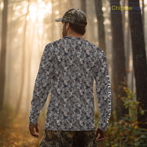 Beautiful Deer Hunting Shirt Pattern Deer Camo Custom Name 3D All Over Printed Hunting Gift NHT90