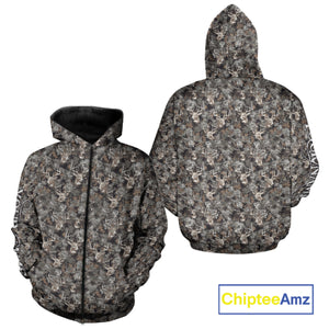Beautiful Deer Hunting Shirt Pattern Deer Camo Custom Name 3D All Over Printed Hunting Gift NHT90