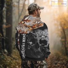 Load image into Gallery viewer, Custom Black Orange Forest Camo Deer Hunting Shirt For Men | 3D Full Print Hunting Clothes NHT58