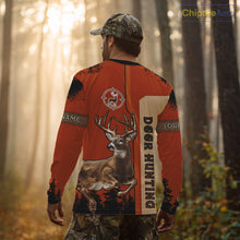 Load image into Gallery viewer, Custom Orange Whitetail Deer Hunting 3D Shirt With Name Print For Hunters, Hunting Gift NHT69