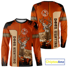 Load image into Gallery viewer, Custom Orange Whitetail Deer Hunting 3D Shirt With Name Print For Hunters, Hunting Gift NHT69