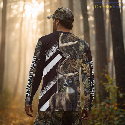 Custom Camo Deer Shed 3D Animal Deer Hunting Shirt Best Hunting Clothes For Season NHT213