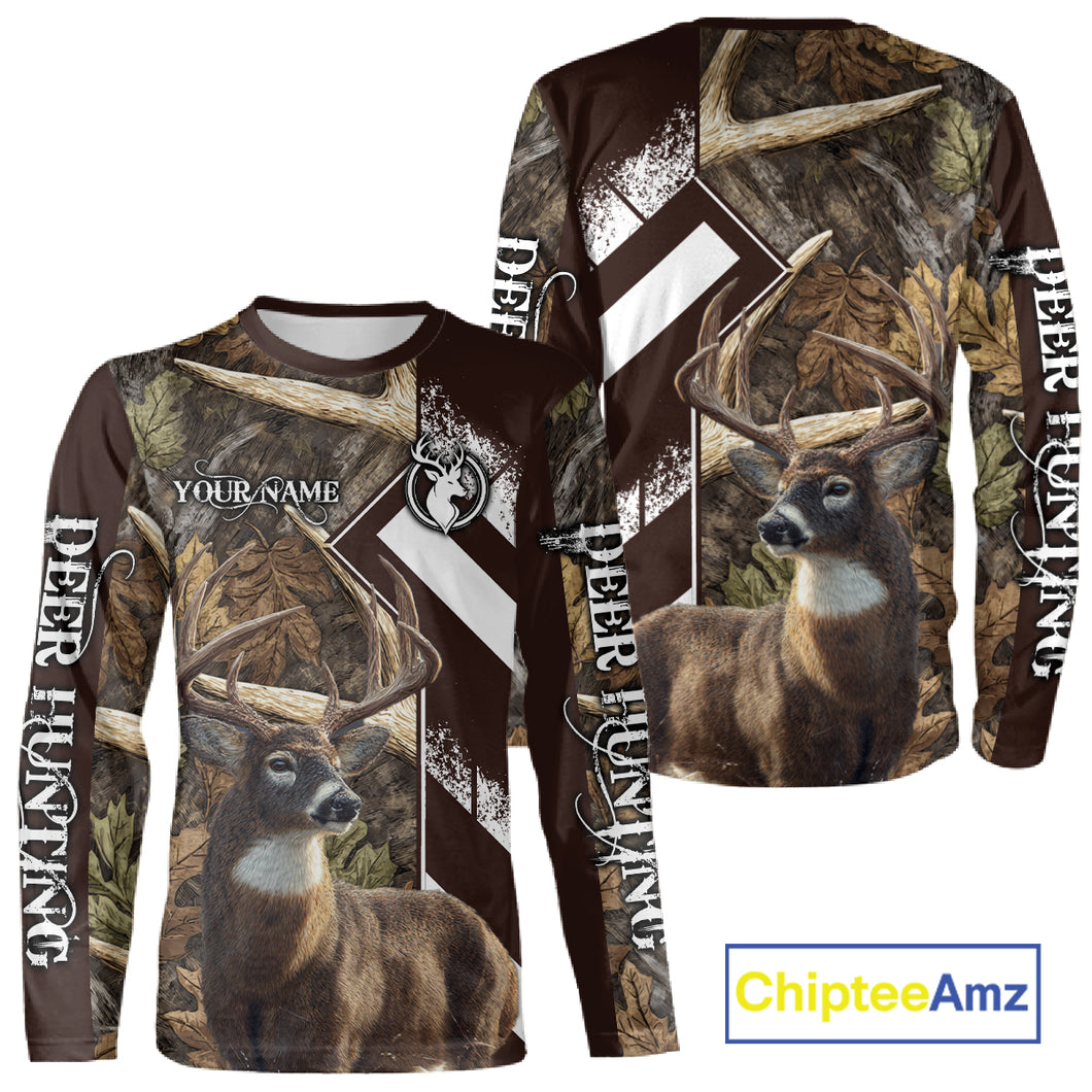 Custom Camo Deer Shed 3D Animal Deer Hunting Shirt Best Hunting Clothes For Season NHT213