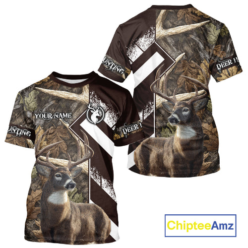 Custom Camo Deer Shed 3D Animal Deer Hunting Shirt Best Hunting Clothes For Season NHT213
