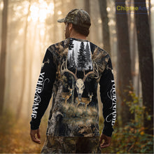 Load image into Gallery viewer, Deer Hunting Gift, Personalized Whitetail Deer Hunting 3D All Over Printed Camo Hoodie NHT361