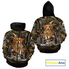 Load image into Gallery viewer, Custom Rabbit Hunting with Beagle Dog 3D Prints Camouflage Shirts, Rabbit Hunting Gifts NHT365