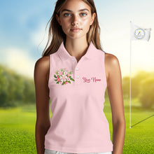 Load image into Gallery viewer, Pink Golf Mama Womens Polo Shirt, Funny Golf Mom Shirt, Mothers Day Gift For Golf Lover Mom, Ladies Golf Polo NHT749