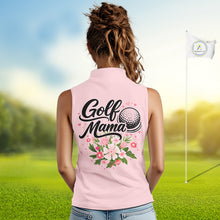 Load image into Gallery viewer, Pink Golf Mama Womens Polo Shirt, Funny Golf Mom Shirt, Mothers Day Gift For Golf Lover Mom, Ladies Golf Polo NHT749