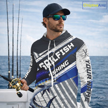 Load image into Gallery viewer, Personalized Sailfish Fishing Jerseys For Fishing Team, Sailfish Hooded Fishing Shirt Long Sleeve NHT920