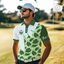 Load image into Gallery viewer, Personalized Golf Shirt Tropical Style – Custom Name Polo, Gift For Dad, Golfer Gift Idea NHT673