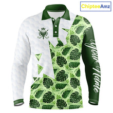 Load image into Gallery viewer, Personalized Golf Shirt Tropical Style – Custom Name Polo, Gift For Dad, Golfer Gift Idea NHT673