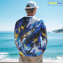 Load image into Gallery viewer, Custom Marlin Fishing Jersey – Saltwater Fishing Shirt Long Sleeve For Men