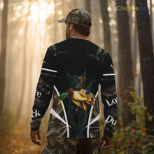 Load image into Gallery viewer, Duck Hunting With Black Lab Custom Name 3D All Over Print Shirt, Duck Hunting Shirt NHT145