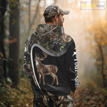 Load image into Gallery viewer, Grim Reaper Deer Hunting Shirt – Black Forest Camo 3D All Over Print for Whitetail Hunters NHT175