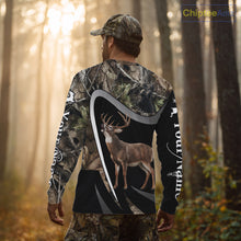 Load image into Gallery viewer, Grim Reaper Deer Hunting Shirt – Black Forest Camo 3D All Over Print for Whitetail Hunters NHT175
